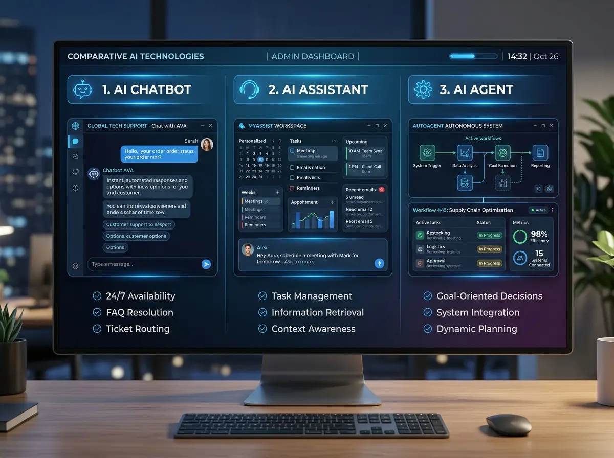 AI Chatbot, AI Assistant, or AI Agent